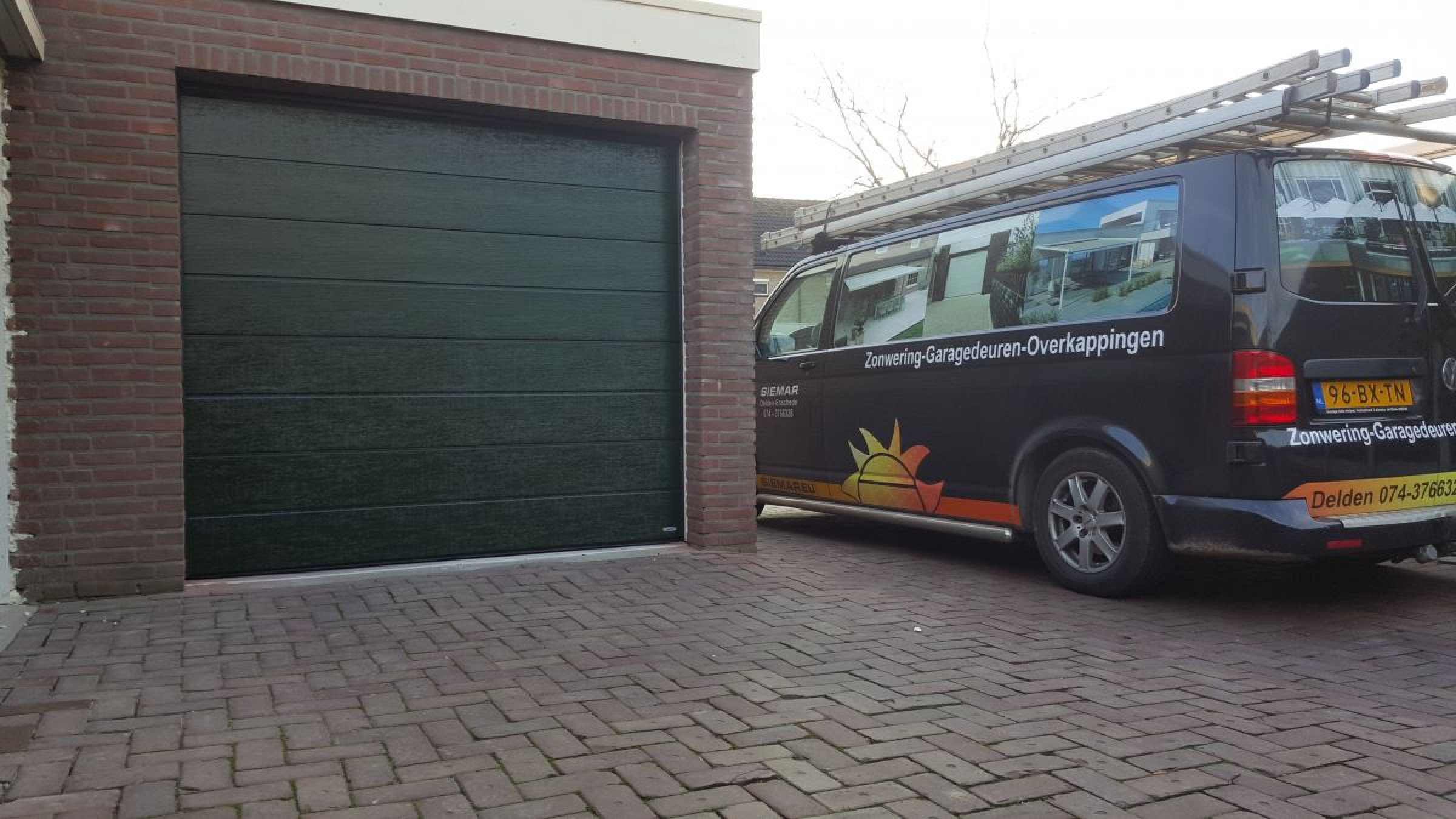 Dubbele sectionaal deuren 
